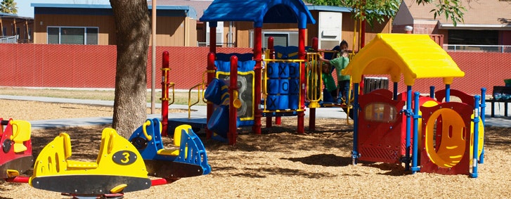 May contain: playground, play area, human, person, and outdoor play area